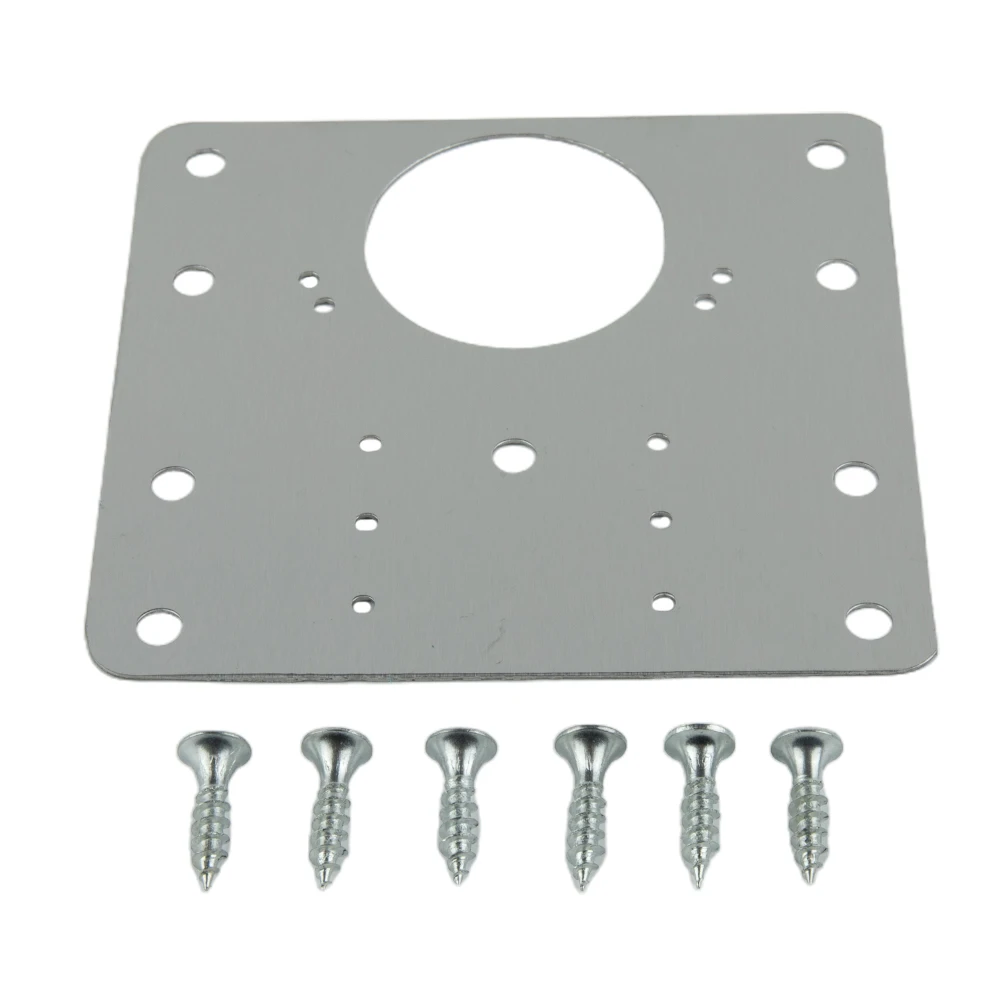 

Brand New Hinge Repair Plate Cupboard Door Repair 1/2/4/10 Pcs For Door And Side Panels Furniture Repair Stainless Steel