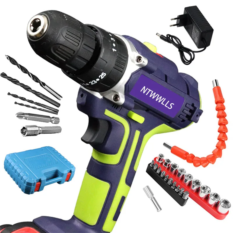 

NTWWLLS Machine Batteries Cordless Power Drills Brushless 21v Combo Kit