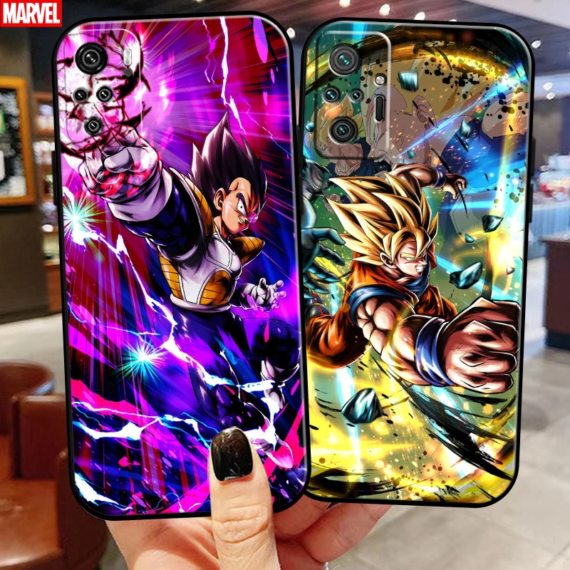 

Goku Dragon Ball For Xiaomi Redmi Note 10 10S 10T Pro Max 5G Phone Case Silicone Cover Carcasa Soft Back