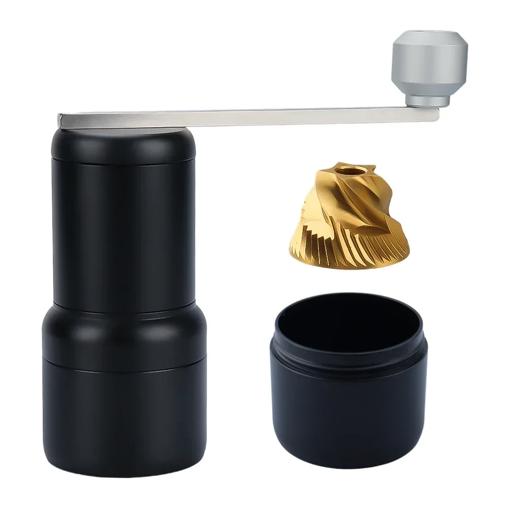 Электрическая USB-кофемолка с двойным логотипом ручная кофемолка титановыми