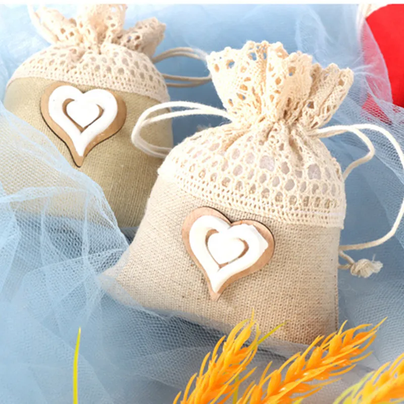 

5/10/30Pcs Lace Jewelry Drawstring Organza Bags Candy Packaging Flower Bags Wedding Gift Bags Dragees Pouches Craft Packages