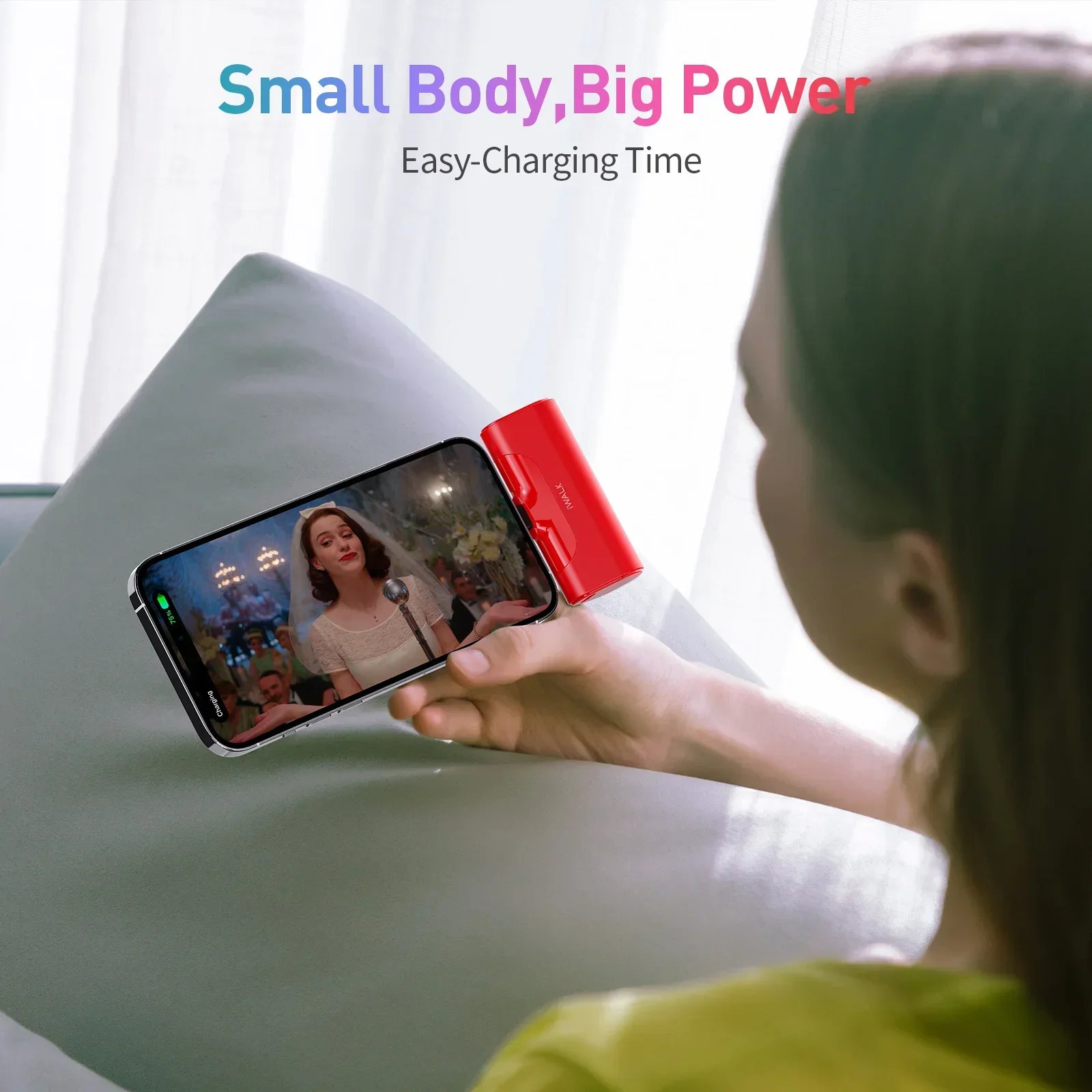 Фото iWALK Powerbank Портативный аккумулятор с быстрой зарядкой Powerbank для мобильного телефона 4500 мАч Внешний аккумулятор для Iphone Lightning Power Bank №4