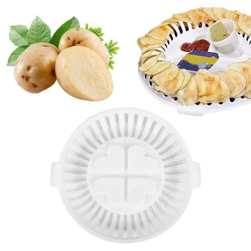 

Устройство для приготовления картофельных чипсов в микроволновой печи, инструмент для домашней выпечки, простой в использовании подарок, у...