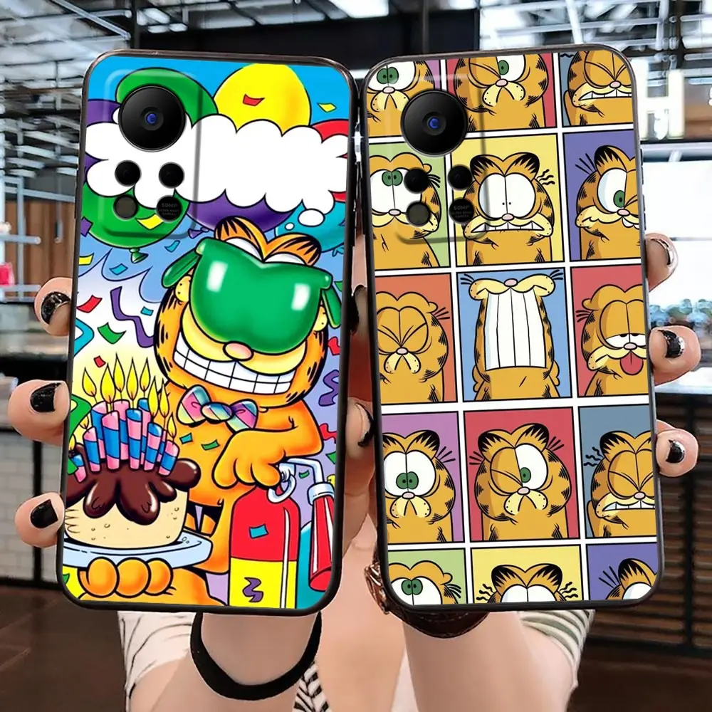 

Case For Infinix TECNO SPARK 7 6 Air Go 5 Pro HOT 20 20I 20S 5G 12 12I 11 11S 10 10I 10S 8 9 Play Case Cartoon Image G-Garfield