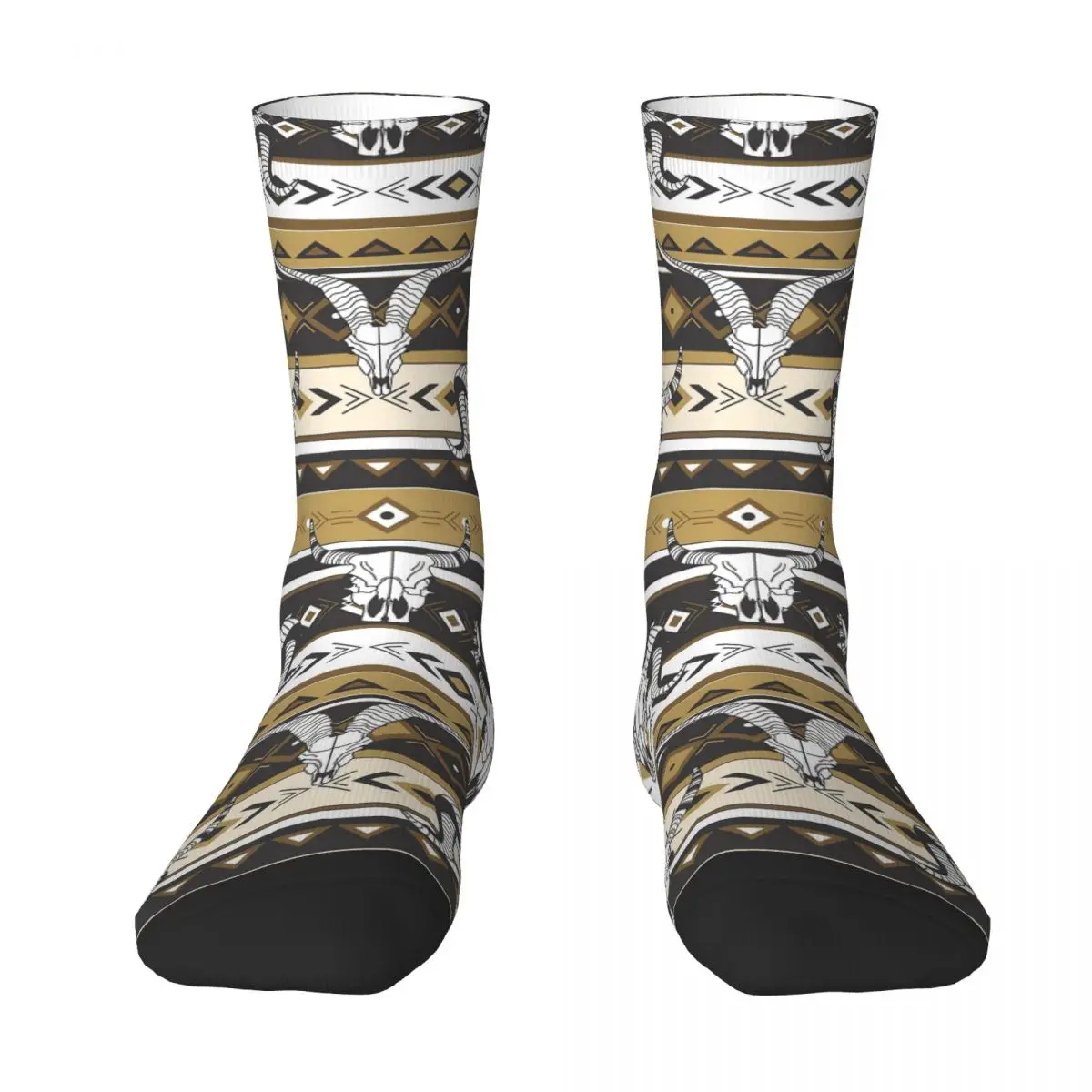 Tribal Seamless Pattern With Skulls Adult Socks,Unisex socks,men Socks women Socks