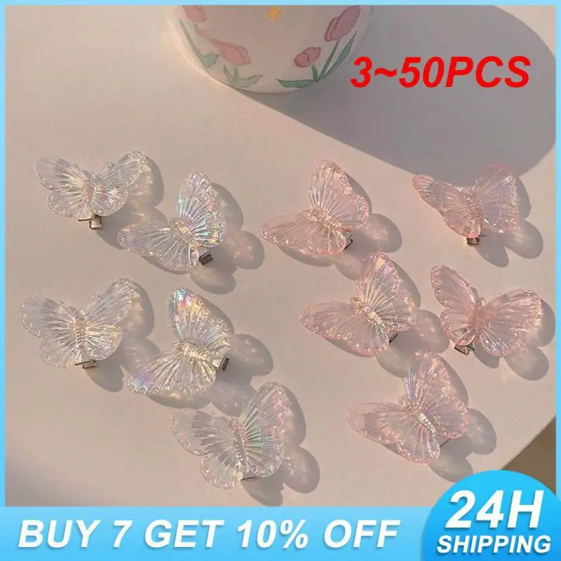 

3~50PCS Hair Accessories Innovative Design High Quality Material Clothing Accessories Small Hairpin Phantom Color