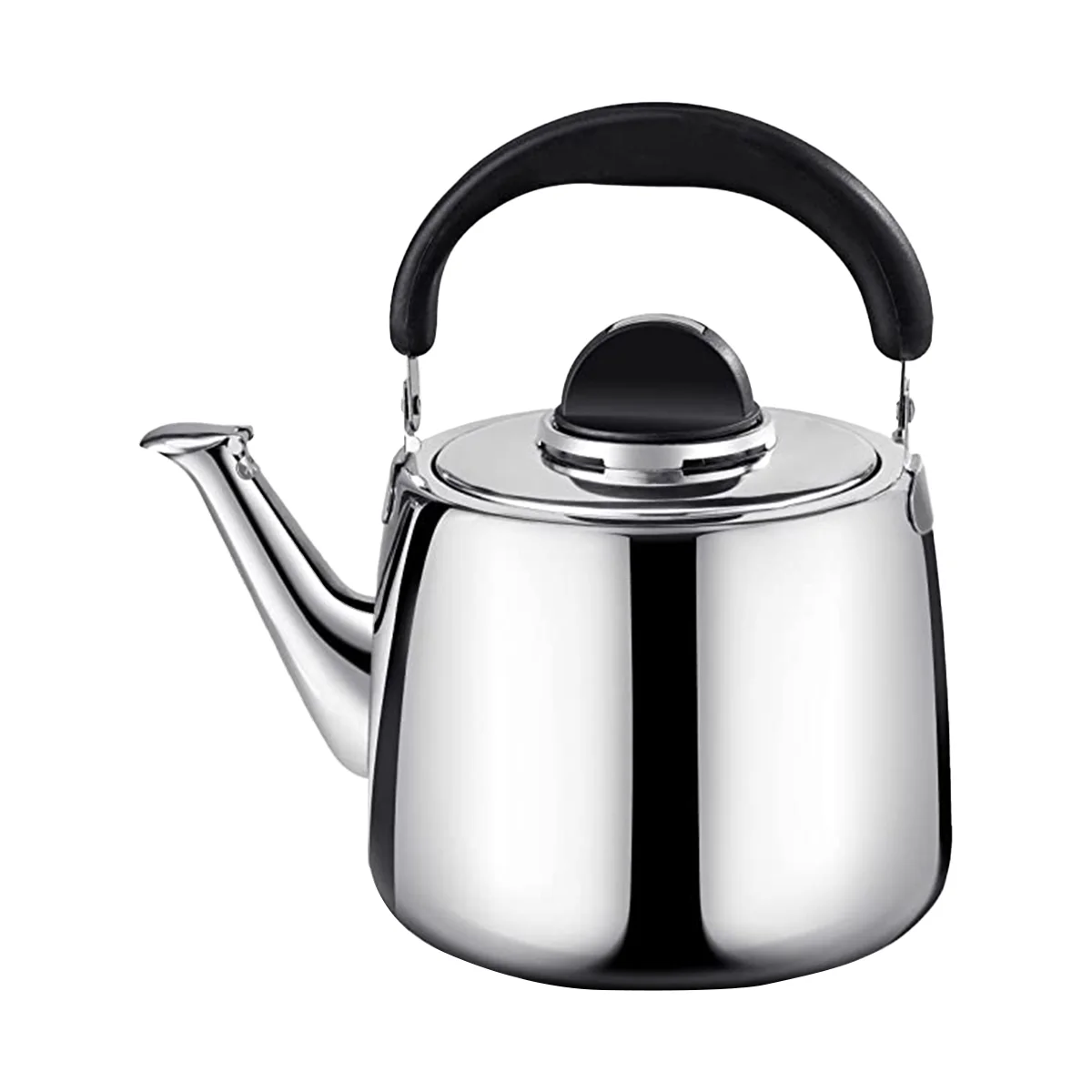 

Толстый чайник со свистком, 3 л, чайник из нержавеющей стали с быстрым нагревом, чайник для кипячения воды, чайник для чая