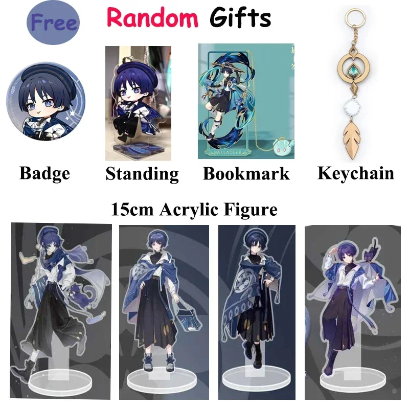 Wanderer Genshin Impact Scarf Cape Game Yuanshen Scarves Thincked Warm Birthday Gifts Men Women All Seasons 70x180cm