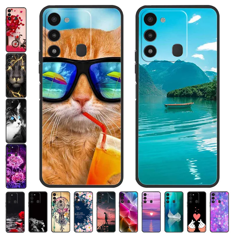 

For Tecno Spark 9 Case Cool Fashion Bumper Cover for Tecno Spark9 KG5p / Spark 9 2022 Phone Coque Spark 9 Soft Silicone Case