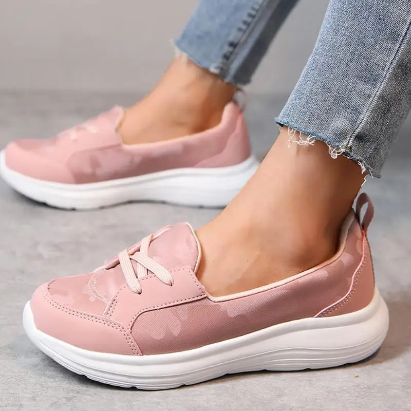 

Fashion Women's Sneakers 2023 New Casual Shoes Outdoor Flat Sneakers Women Slip On Plus Size Ladies Vulcanize Shoes Women Shoes