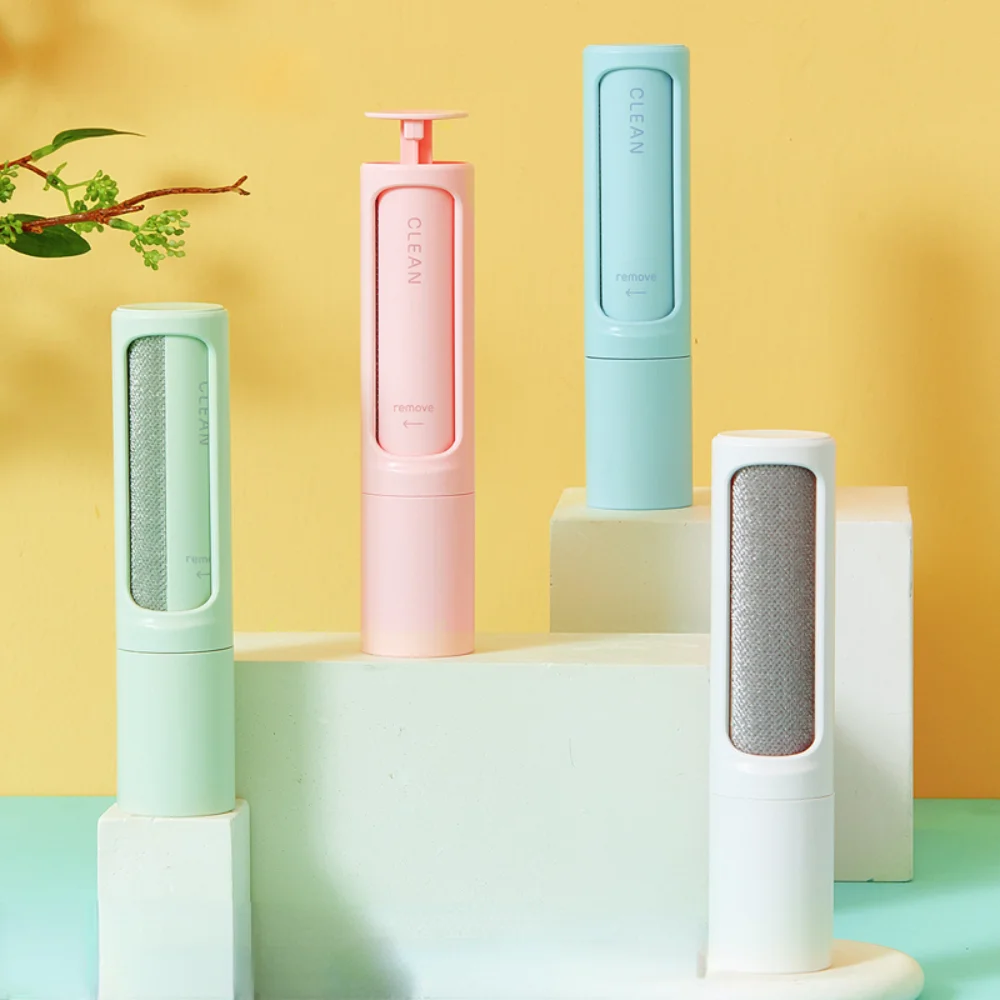 

Lint Remover Clothing Pet Hair Removal Brush Home Furniture Sofa Clothe Hair Rotary Cylinder Remover Electrostatic Brush