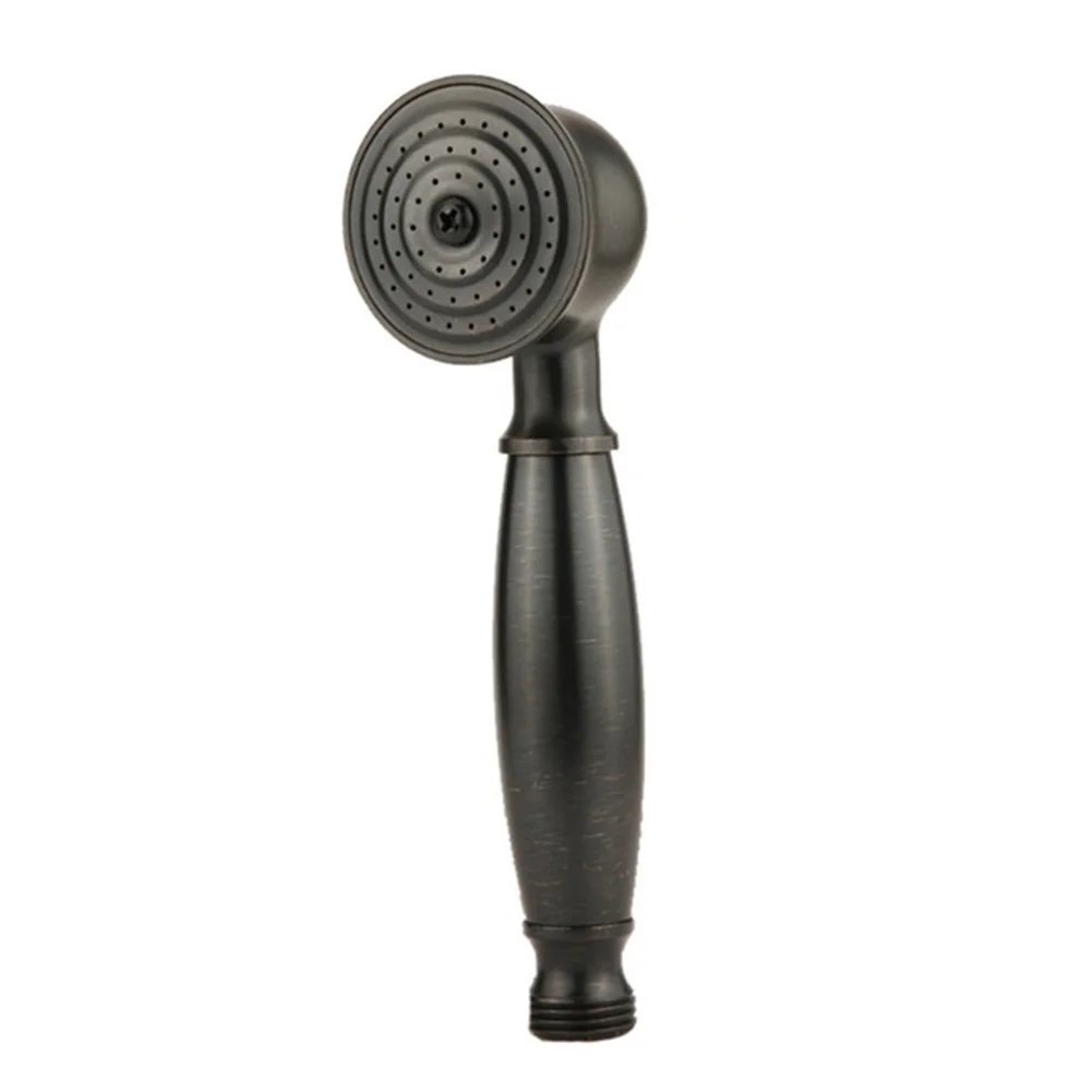 Ручная Лейка для душа в ванную комнату латунь 17 5x5 см хромированная круглая