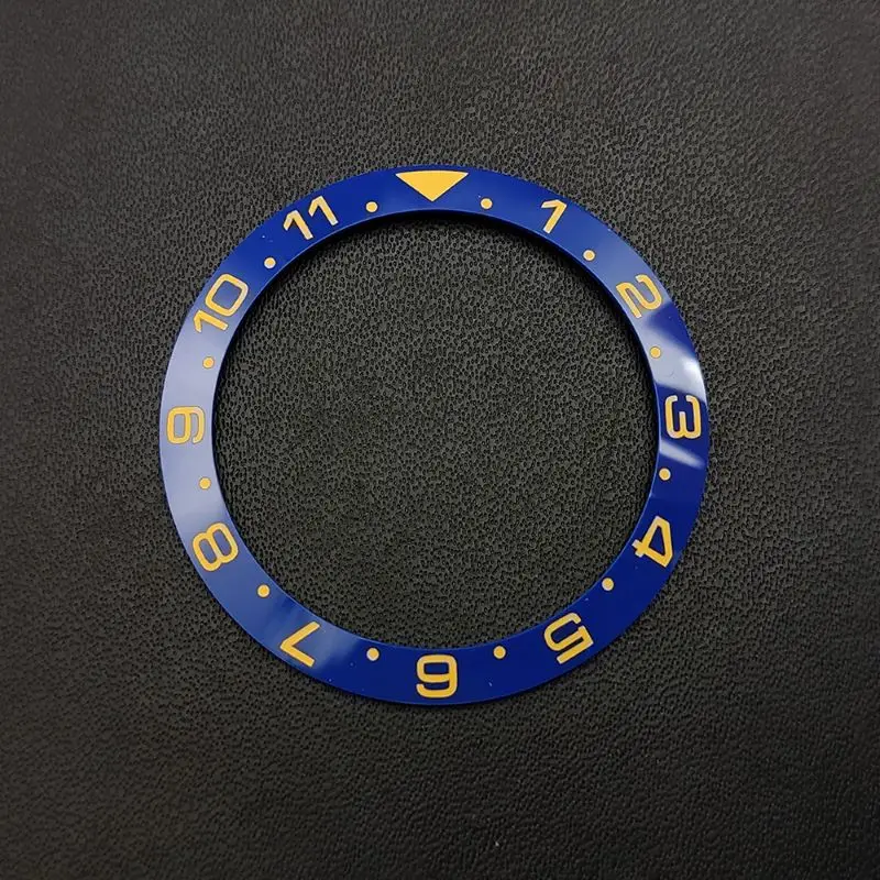 38mm*30.5mm Watch Ring Ceramic Bezel Inserted Into Diving Case Bezel GMT Scale Bezel 40mm Men's Case Watch Accessories