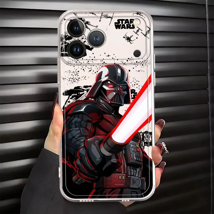 Фото Чехол S-Stars Wars для iPhone 17 Pro Max 14 Plus 11 XS Max XR 16 15 7 8 12 Mini Air 13 Pro, мягкий чехол для телефона №5