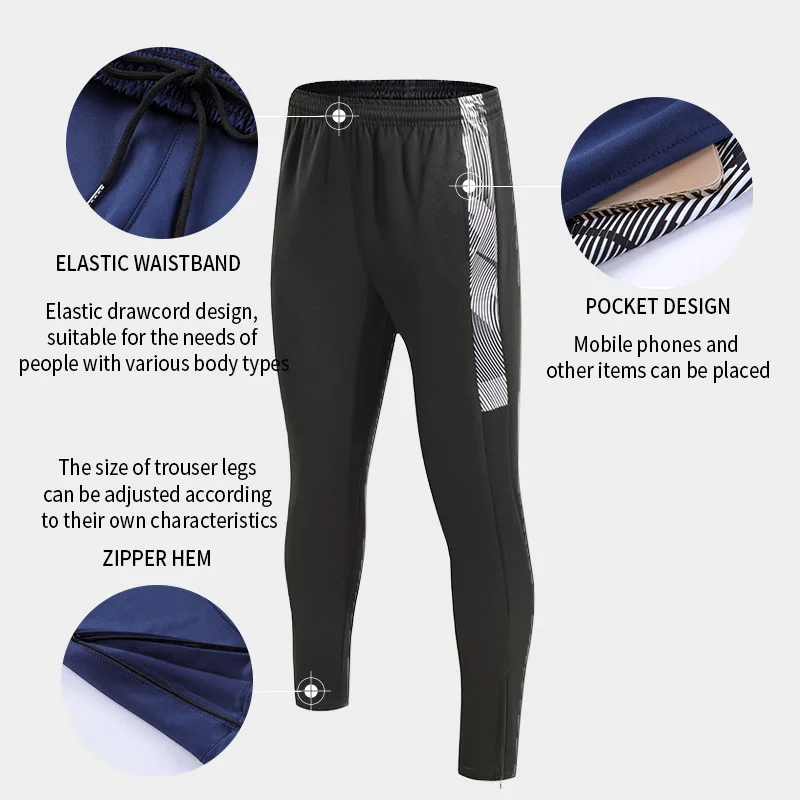 Мужской спортивный костюм зимний Толстовка для занятий бегом футбола с длинным