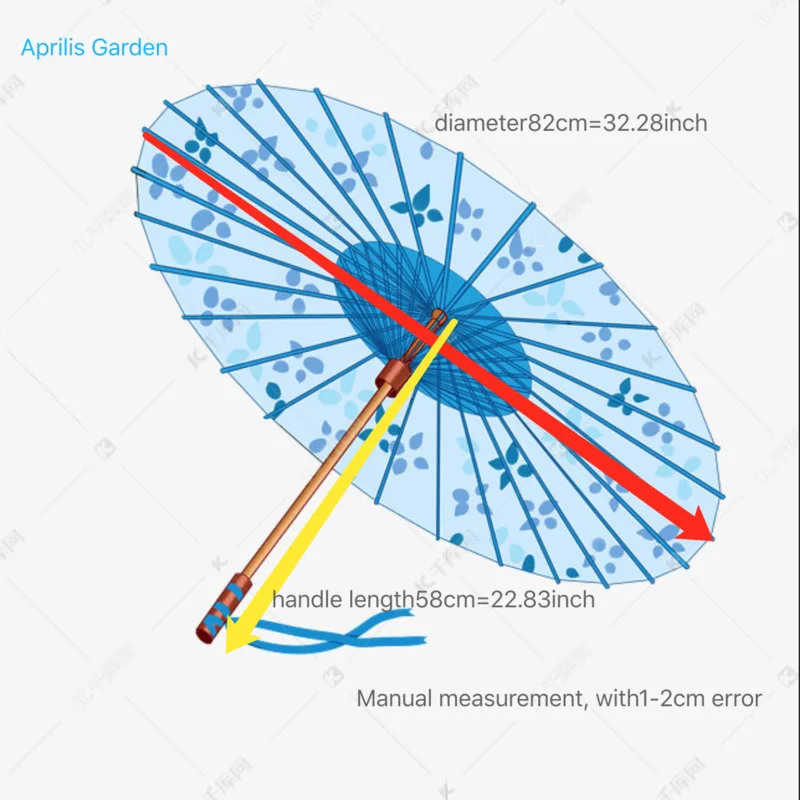 Китайский Шелковый Зонтик Аниме Женская фотография Φ 76 см танцевальный Зонт с