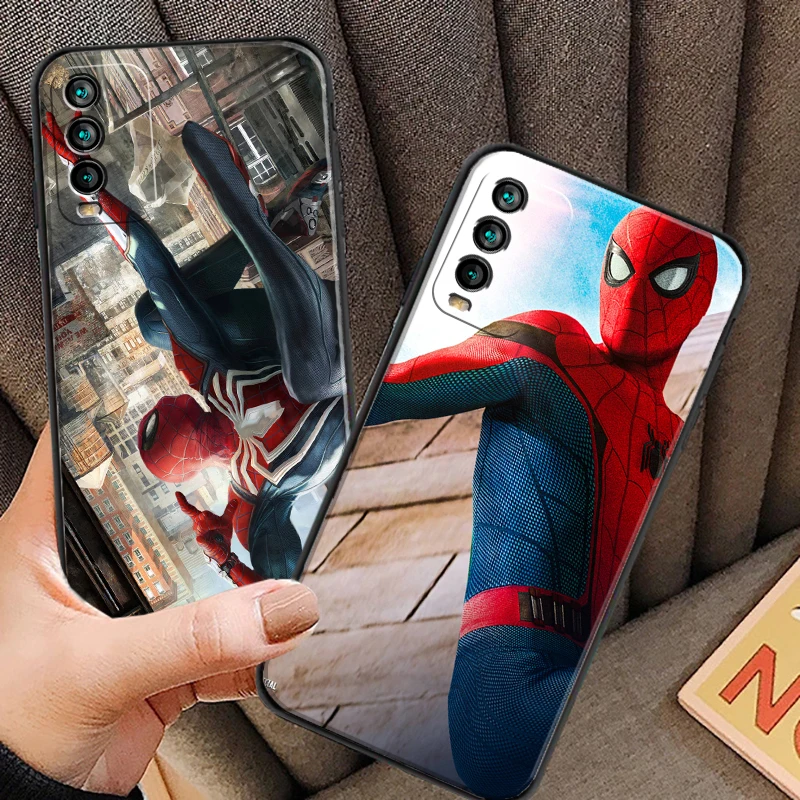 

Spiderman Marvel Phone Cases For Xiaomi Redmi 9C 8A 7A 9AT 7 8 2021 7 8 Pro Note 8 9 9T 8T Cases Soft TPU Coque Carcasa