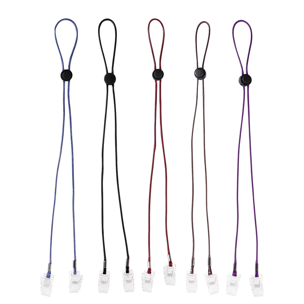 

BESTONZON 5Pcs Napkin Holder Chain Chain Napkin Clip Napkin Bib Chain Flexible Lanyard Napkin Holder