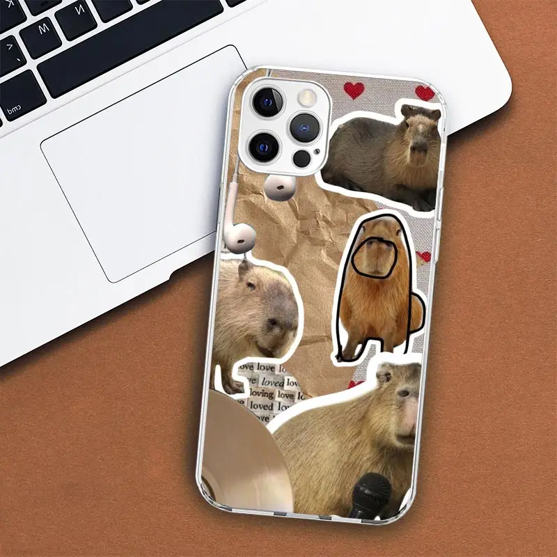 Мягкий чехол с забавным принтом для Apple iPhone 11 12 13 15 14 Pro 7 XR X XS Max 8 Plus + Mini SE