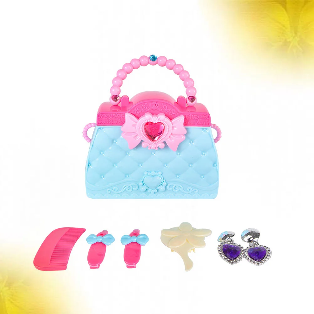 

1 Set of Kids Handbag Cartoon Delicate Creative Funny Portable Bag Playhouse for