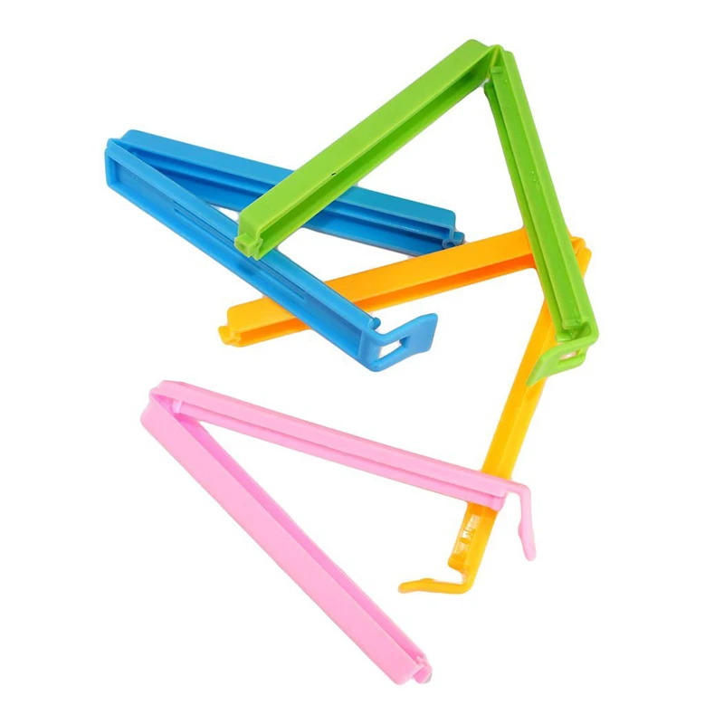 

1/5/10Pcs Portable Kitchen Storage Food Snack Seal Sealing Bag Clips Sealer Clamp Plastic Tool Kitchen Bag Clips Accessories
