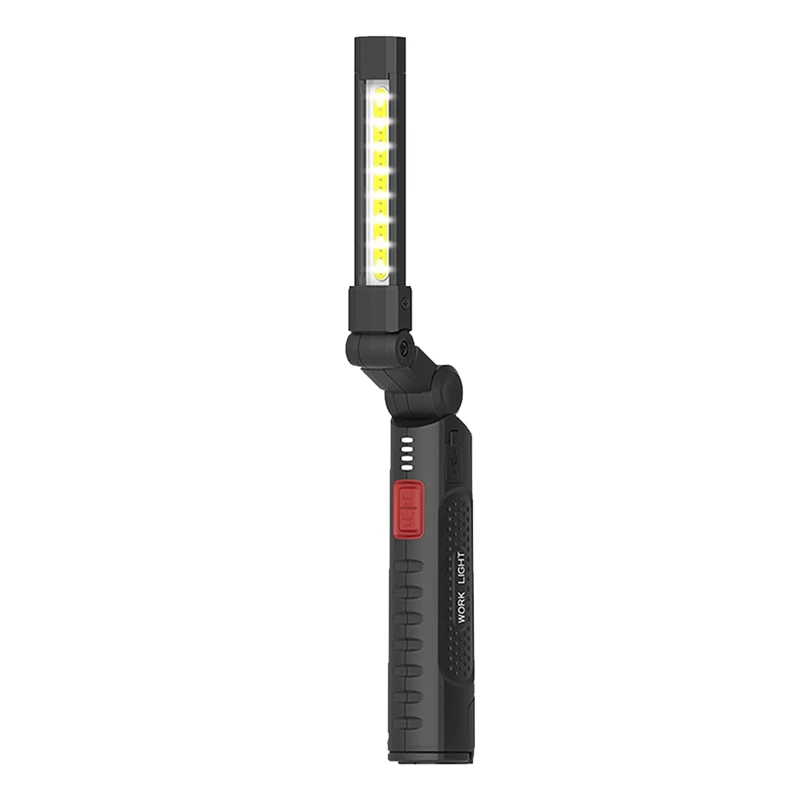 

LED Flashlight Work Light Magnetic Lanterna Hanging Lamp Work Lightwith Built-In Battery