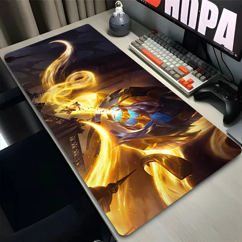 Игровой Коврик Для Мыши XL Нескользящий Резиновый 100x50 См League Of Legends VelKoz3)