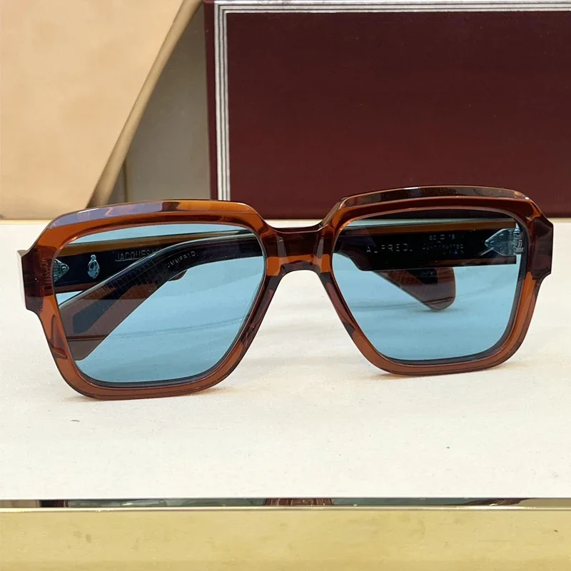 JMM ALFRED новые солнцезащитные очки из ацетата мужские и женские в большой оправе