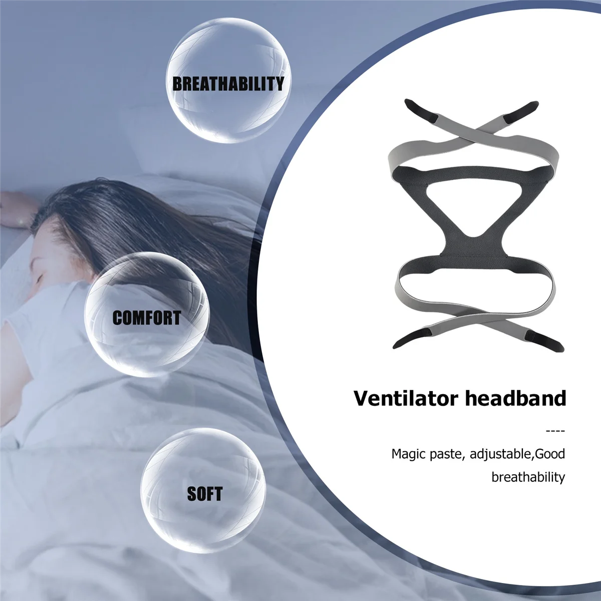Для Wellcome вентиляционная маска повязка на голову Cpap носовой головной убор