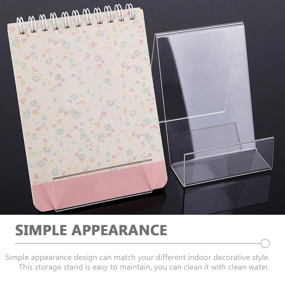 5 шт. стеллаж для выставки товаров книг книжная полка прозрачный акриловый