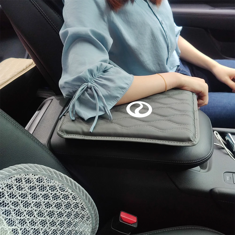 1 шт. кожаная Автомобильная подлокотная Подушка автомобильные подлокотники