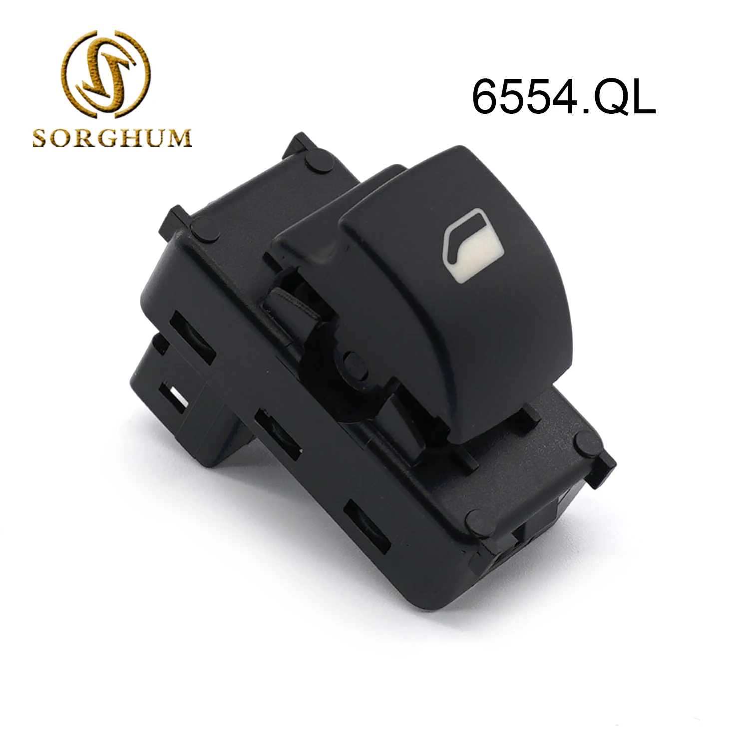 

Sorghum 6554.QL Electric Power Window Control Switch Passenger Lifter Button For Peugeot 207 2007-2017 6554.ZL 6490.HQ 6554.HJ