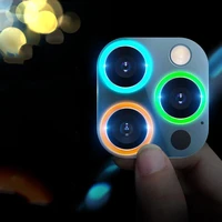 for iphone 13 pro max camera lens protector luminous camera lens ring for iphone 11 12 pro 13mini protective film for iphon 12