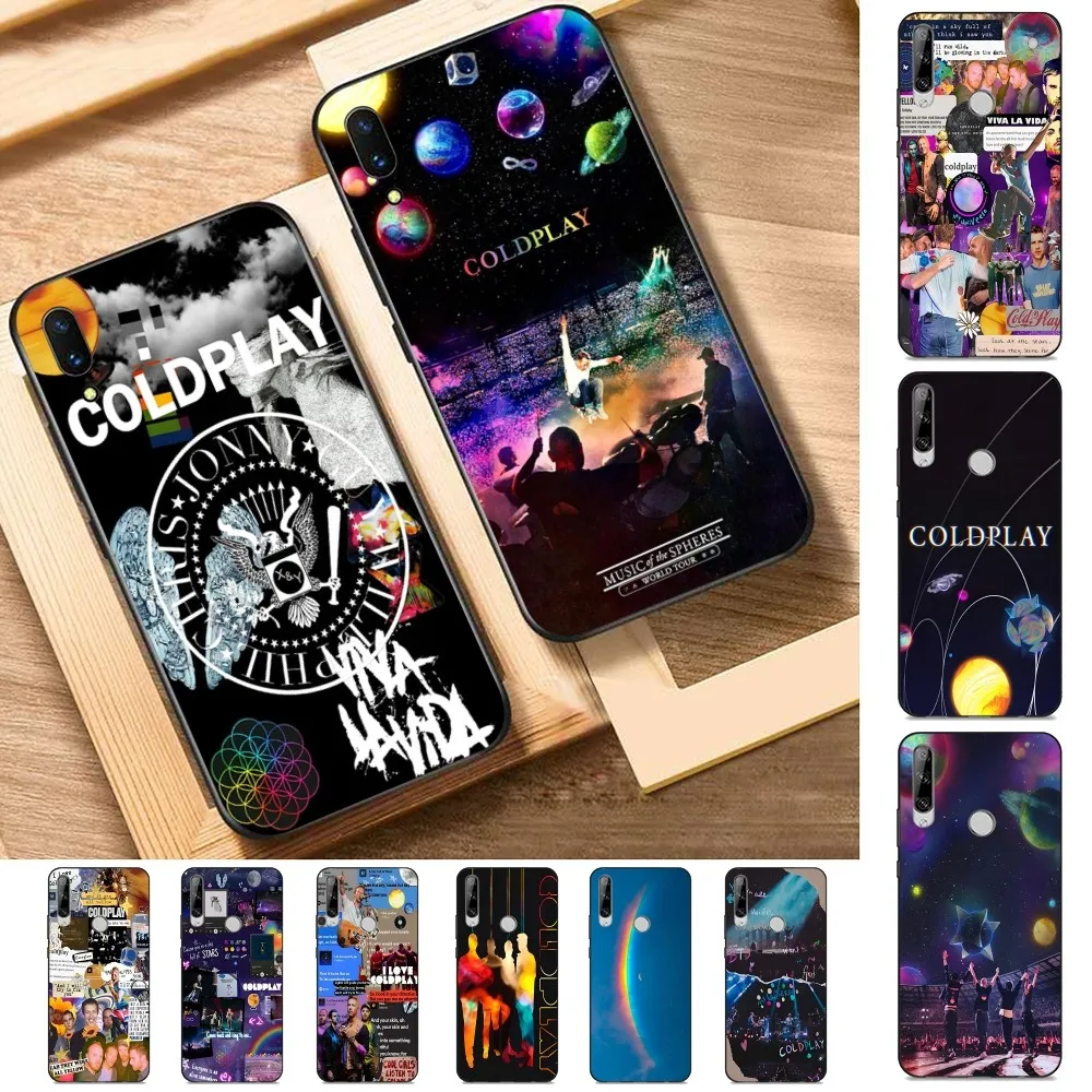 Band C-Coldplay Moon Music Phone Case For Huawei Y9 6 7 5 Prime Enjoy 7s 8 Plus 7a 9e 9plus 8E Lite Psmart Shell