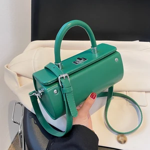 Box Small PU Leather Women's Shoulder Crossbody Bag 2022 Summer Designer Top Quality Handbag Luxury  in Pakistan