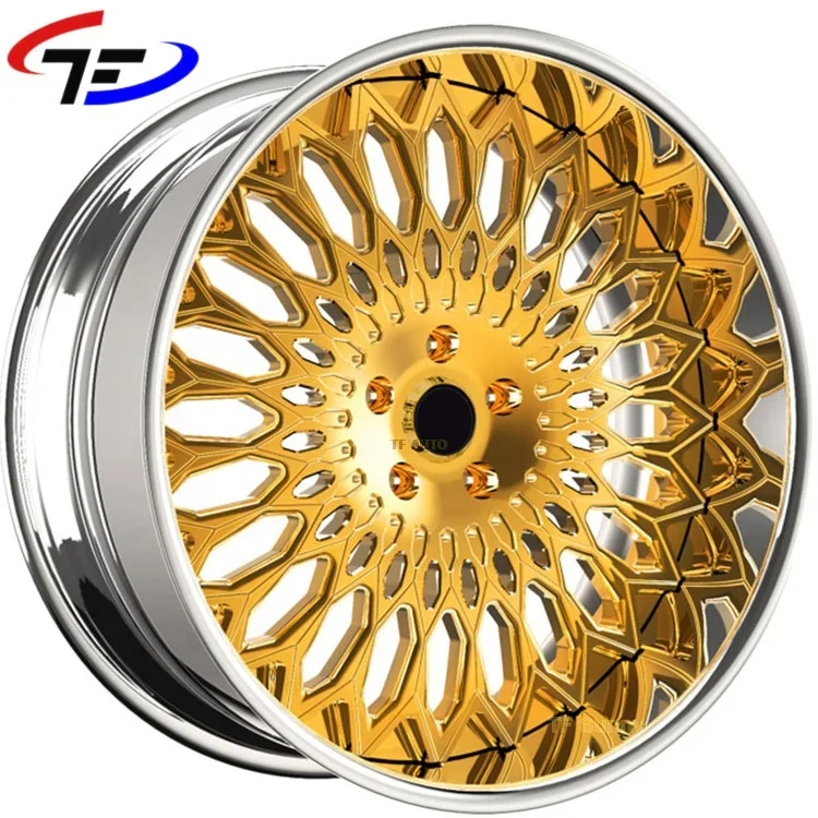 5X127 изготовленные на заказ 2х хромированные 22X8.5J кованые глубоководные колеса