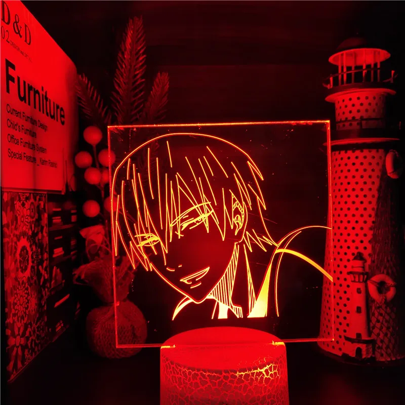 

Ryōta Kise Kuroko no Basuke 3D Lamp Anime Figure Led Night Light Color Changing Lampara Kids Bedroom Decor Table Lamp Manga Gift