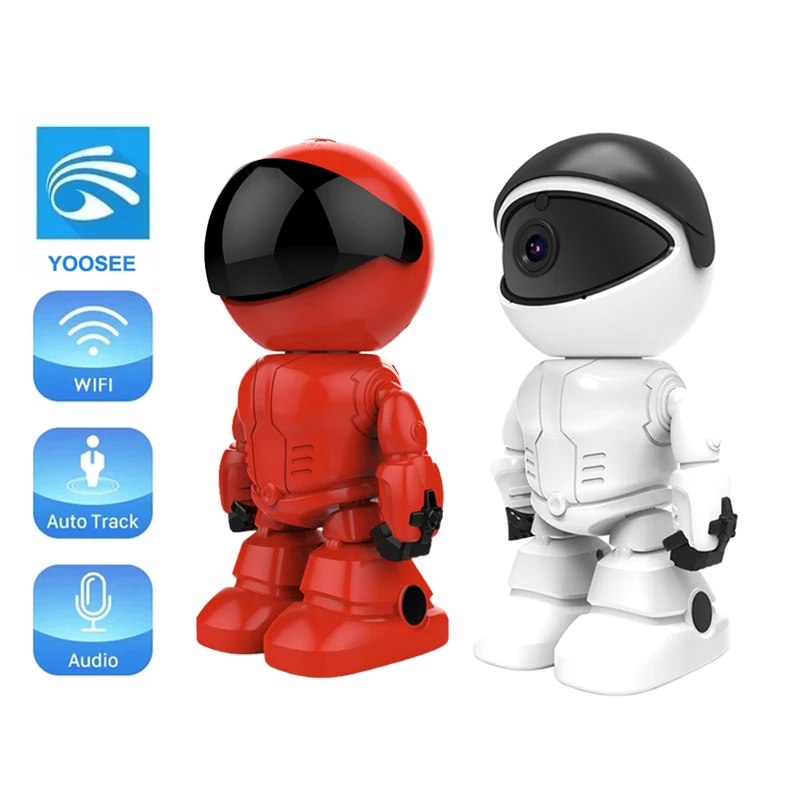 HONTUSEC – caméra Robot YOOSEE Wifi 1080P  sécurité à domicile  Vision nocturne  Audio
