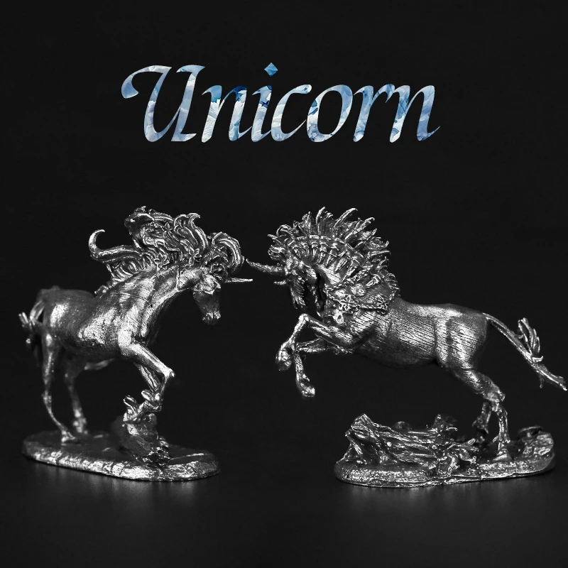 

Белые латунные старинные злые темные единороги лорд солдаты настольные миниатюрные статуэтки подарки для мальчиков мобильные игры гаражн...