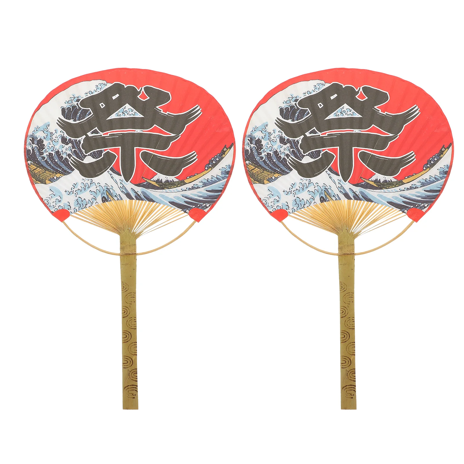 

Fan Hand Fans Japanese Paper Wedding Chinese Vintage Paddle Round Handheld Decor Dancing Decorative Folding Circular Party Asian