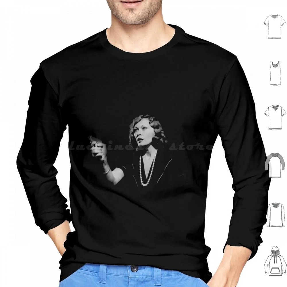 Моя сестра моя дочь толстовки с длинным рукавом Faye Dunaway Evelyn Mulwray фильм