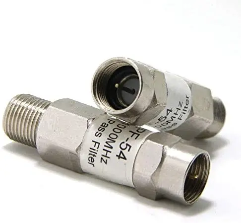 

In-Line High Pass Filter Coupler Barrel Adapter 54-1000MHZ 2-Pack