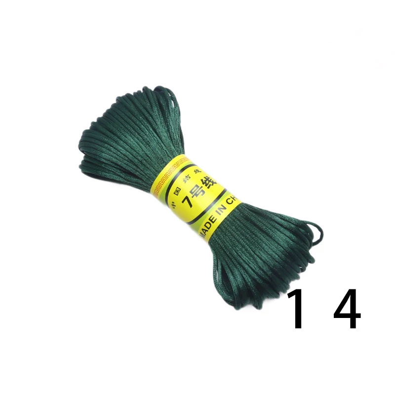 1,5 мм 20 ярдов китайский узел, Шелковый макраме шнур, плетеный шнур ...