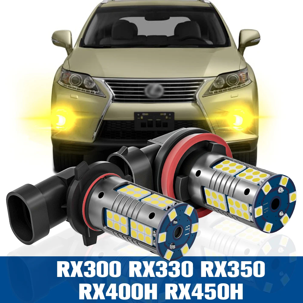 

2x LED Fog Light Blub Lamp Accessories Canbus For Lexus RX300 RX330 RX350 RX400H RX450H 1999-2015 2004 2005 2006 2007 2008 2009
