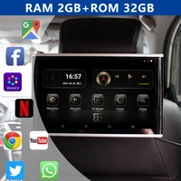 2pcs car headrest monitor touch screen 13 3 inch android 10 232gb 1080p rear seat video player netflix wifi bluetooth hdmi out