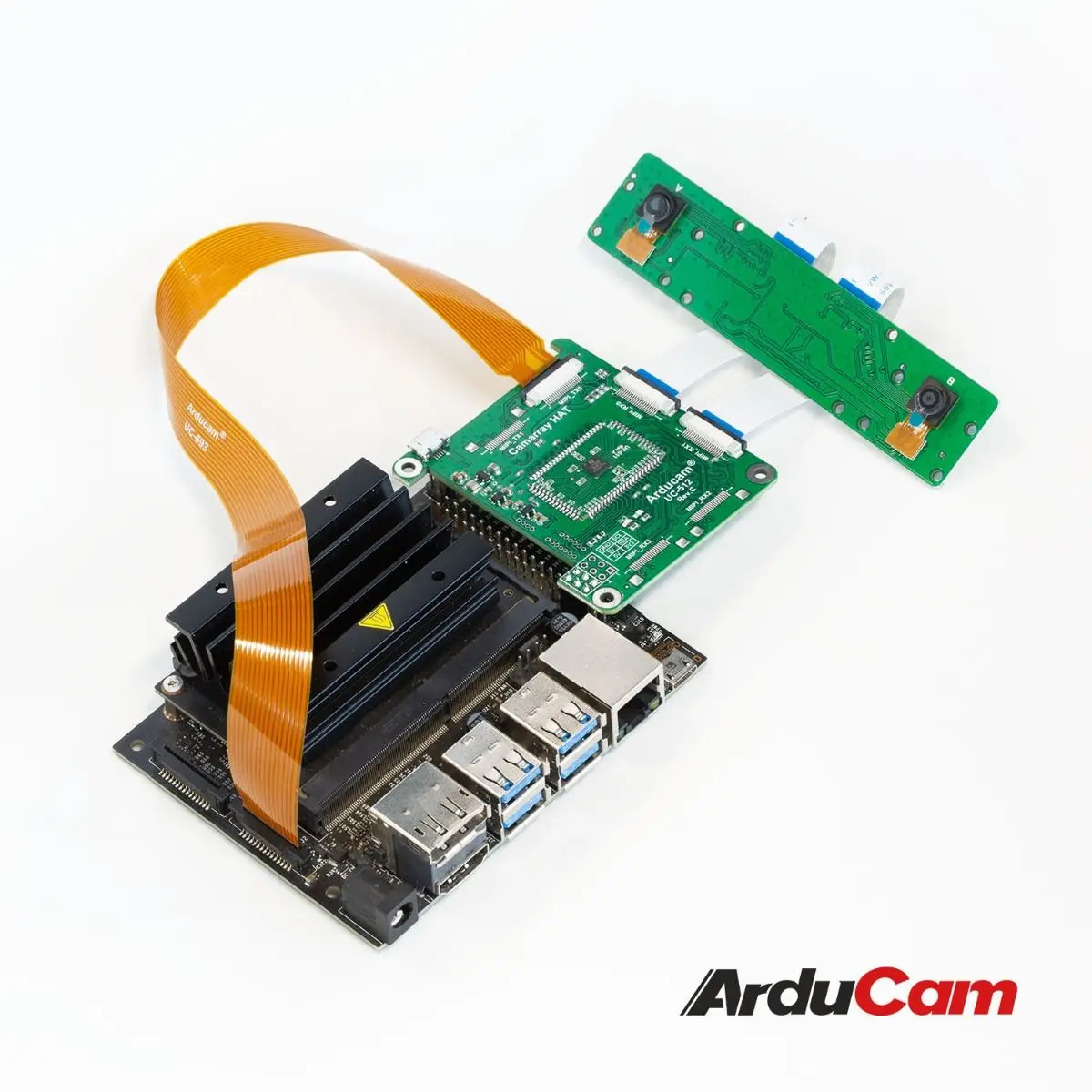 

Комплект для синхронизированной стереокамеры Arducam 5MP для Jetson Nano