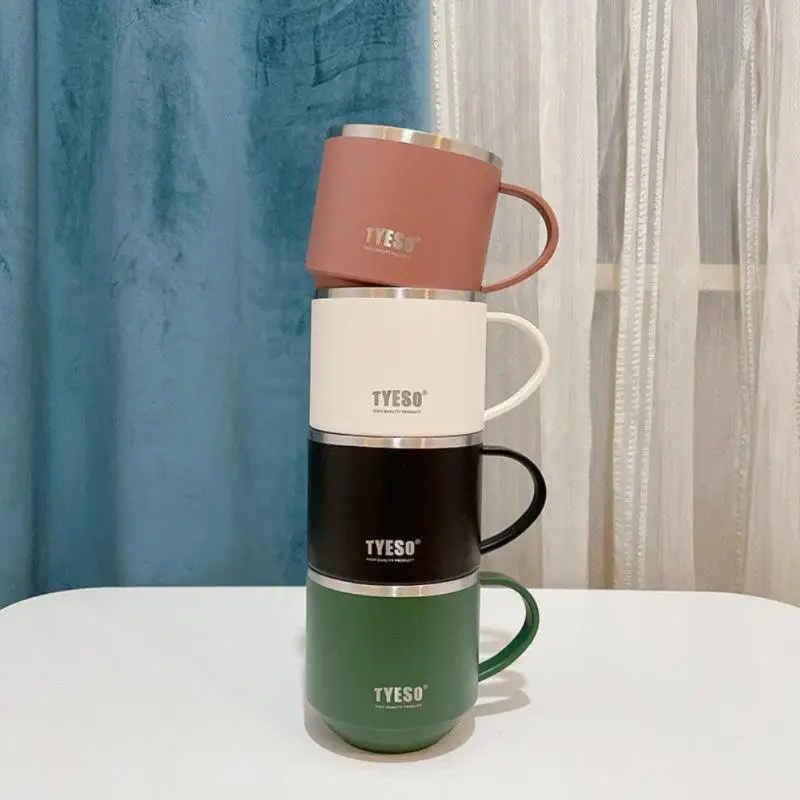 

330ml Thermal Mug Design Insulated Tumbler Practical Vacuum Cup Water Drinking Tumbler Kitchen Tool Stackable for Daily Use