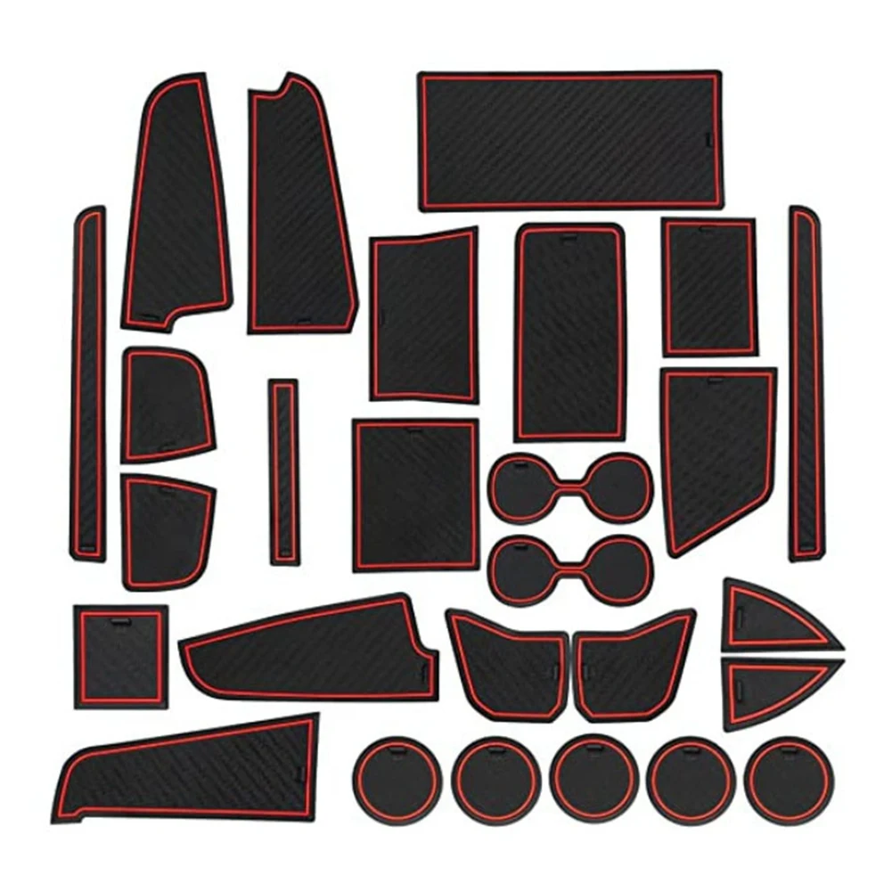 

27Pcs Gate Slot Pad for Noah Voxy 90 Series 2022 Accessories Interior Non- Anti Dust Cup Holder