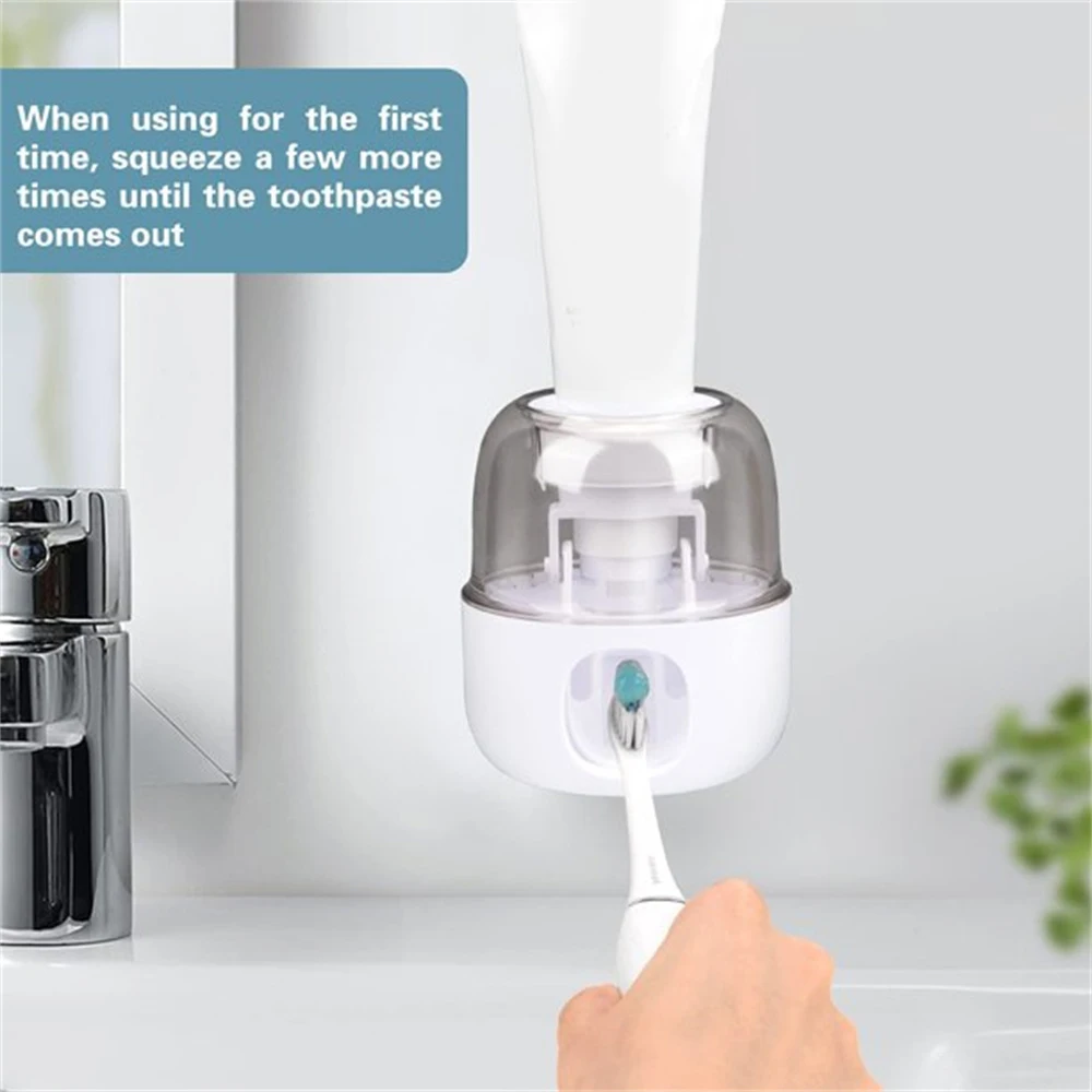 

Toothpaste Dispenser Wall Mounted Toothpaste Tube Squeezer Bathroom Accessories Automatic Toothpaste Dispenser PR Sale