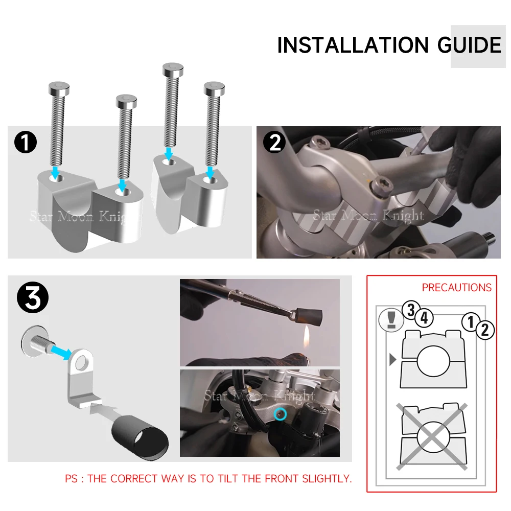 Мотоциклетные аксессуары стойка руля для Ducati Desert X TX 2022 2023-зажим адаптера